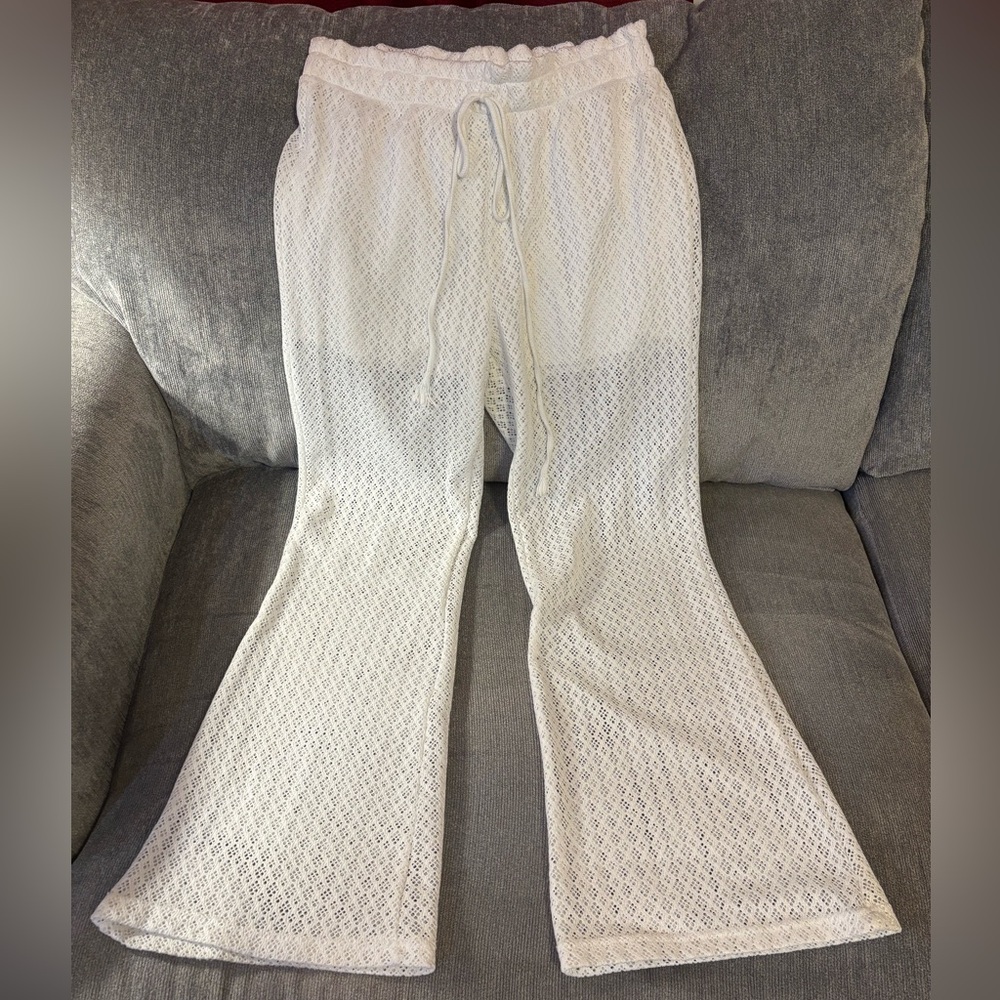 Justify Crochet Beach/Summer Flared Pants